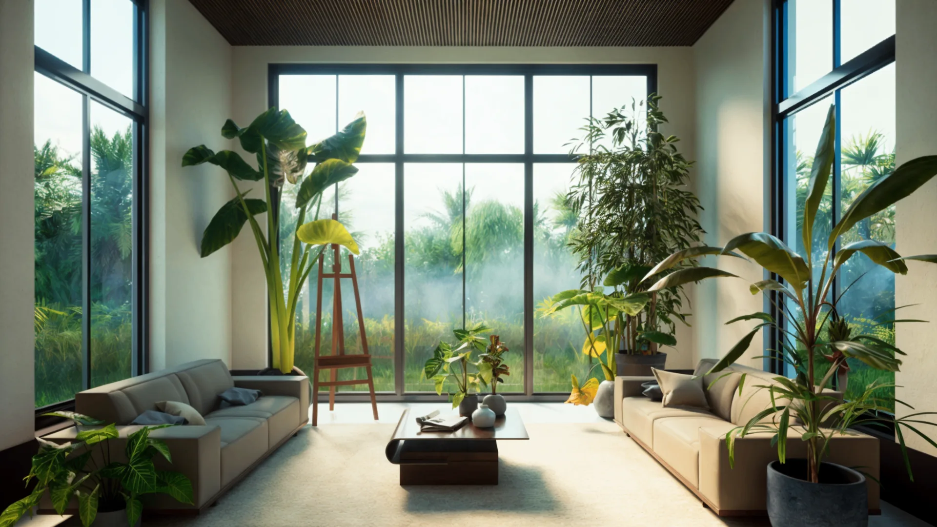 Rendu 3D habitat Villeneuve-les-Avignon - Villa Contemporaine